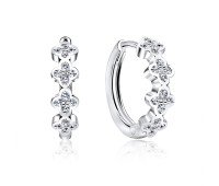 Silver Huggies Earring HO-1651